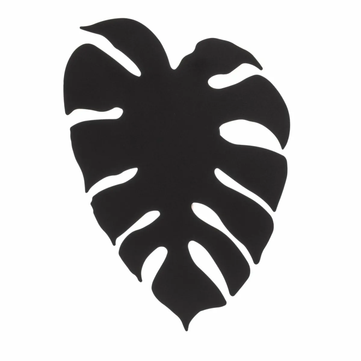 New TK Lighting Applique murale Monstera, forme de feuille, 3 x G9, acier, noir