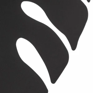 New TK Lighting Applique murale Monstera, forme de feuille, 3 x G9, acier, noir