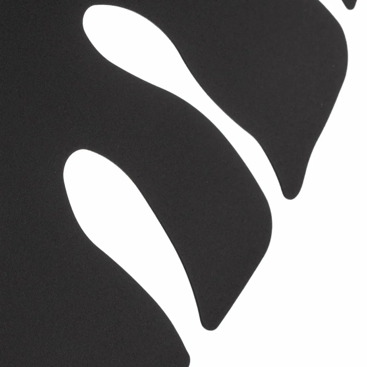 New TK Lighting Applique murale Monstera, forme de feuille, 3 x G9, acier, noir
