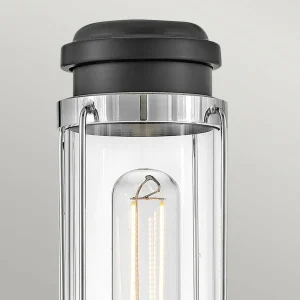 Shop HINKLEY Applique murale pour salle de bain Masthead, chrome, à 1 lampe, hauteur 35 cm,