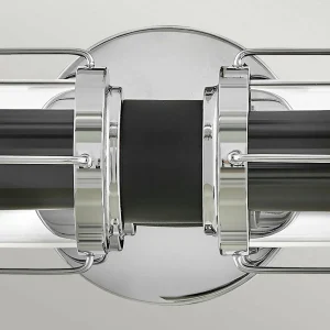 Cheap HINKLEY Applique murale pour salle de bain Masthead, chrome, à 2 lampes, hauteur 61 cm,