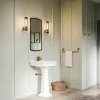 Cheap HINKLEY Applique murale pour salle de bain Masthead, laiton, à 1 lampe, hauteur 35 cm