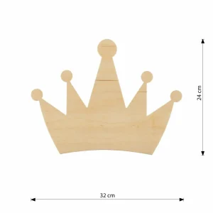 Cheap EMIBIG LIGHTING Applique murale Queen, en bois, avec fiche et interrupteur