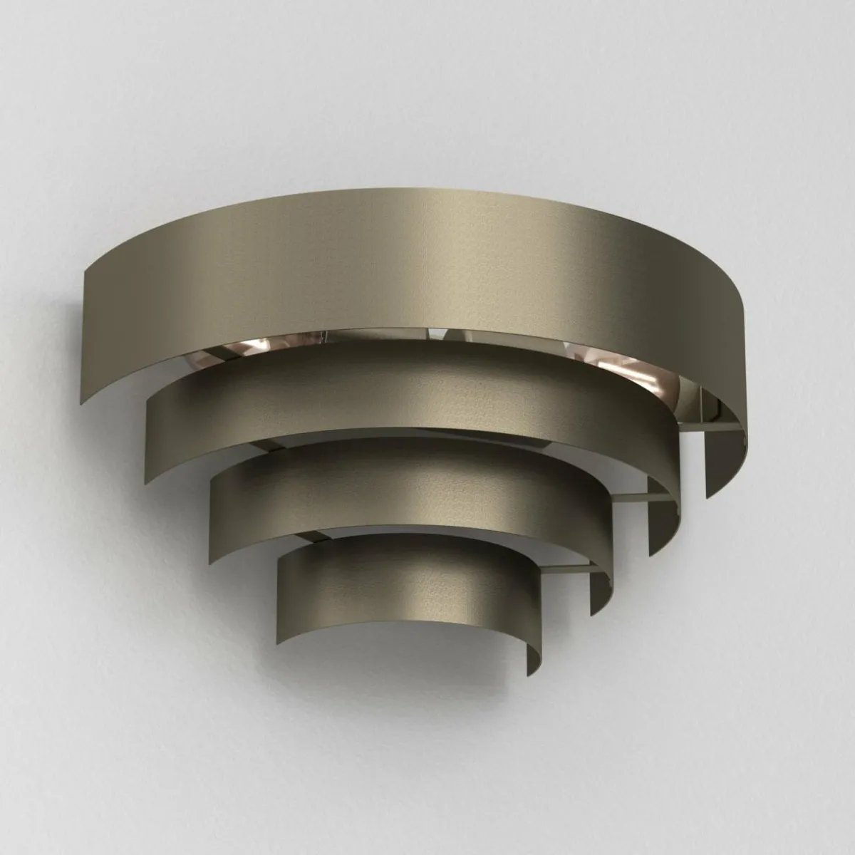 applique_murale_rings_couleur_titane_acier__x_e_1.webp Cheap Luminex Applique murale Rings, couleur titane, acier, 2 x E27