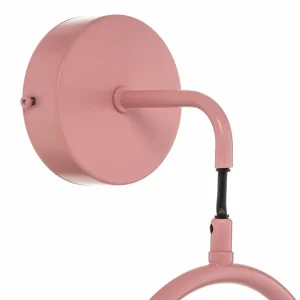 Outlet Jupiter Applique murale Samba, à 1 lampe, rose/blanc