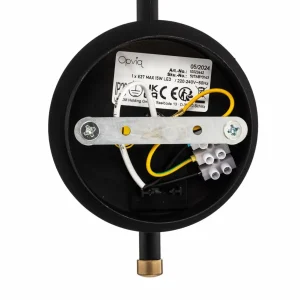 Store Opviq Applique murale Sivani MR-664 à 1 lampe noir/or