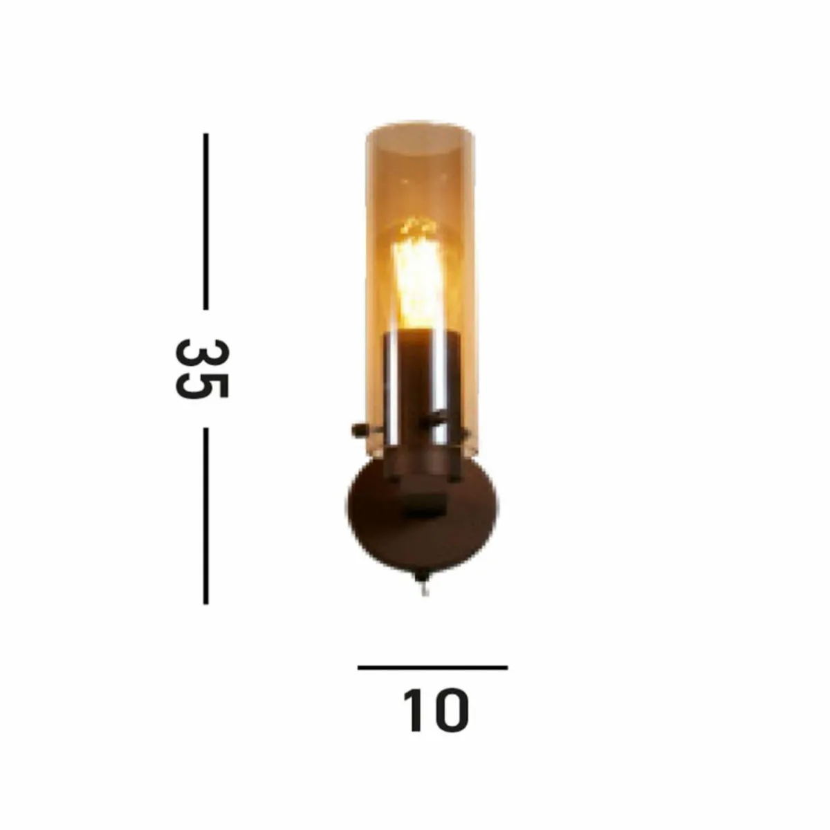 applique_murale_sweden_ii___lampe_acier_verre_e_0.webp Cheap Searchlight Applique murale Sweden II, à 1 lampe, acier, verre, E27
