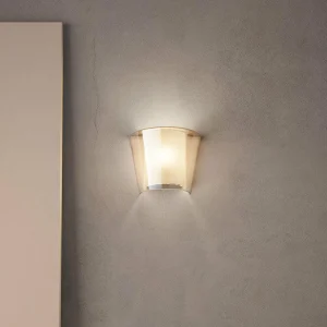 Fashion Fabas Luce Applique murale Viki, ambre, verre, acrylique