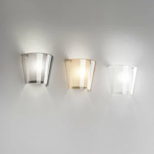 Fashion Fabas Luce Applique murale Viki, ambre, verre, acrylique