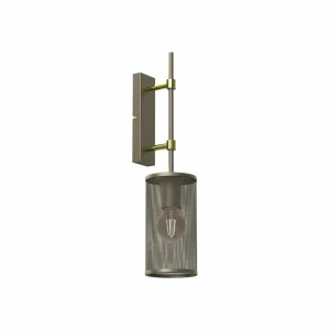 Store Luminex Applique murale Wall, couleur titane, hauteur 48 cm, acier
