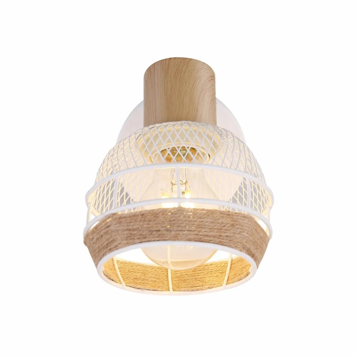 applique_murale_widy__dcor_de_corde_de_chanvre_1.webp Cheap Globo Applique murale Widy à décor de corde de chanvre