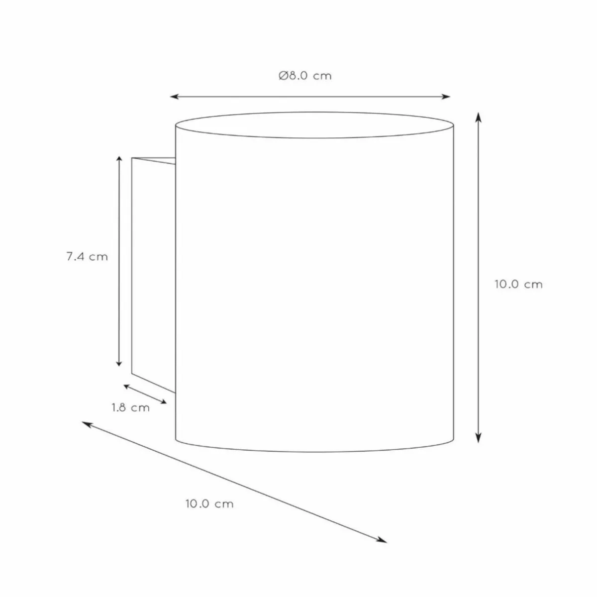 applique_murale_xera_blanc___cm_updownlight_aluminium_1.webp Flash Sale Lucide Applique murale Xera, blanc, Ø 8 cm, up/downlight, aluminium