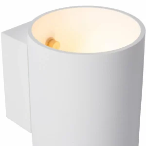 Flash Sale Lucide Applique murale Xera, blanc, Ø 8 cm, up/downlight, aluminium