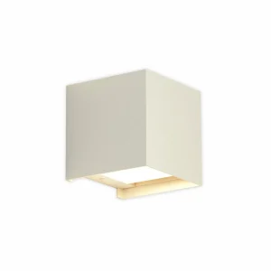Shop MCJ Applique murale Zuza 2, crème, métal, quatre ailes, 10 cm, G9