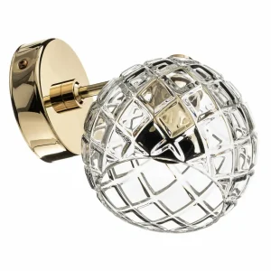 Flash Sale Argon Applique Odel avec abat-jour en verre décoré