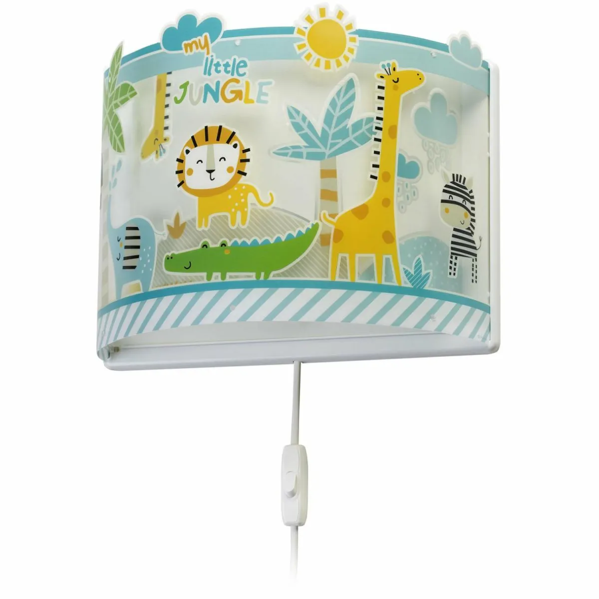 applique_pour_enfants_little_jungle_avec_prise_0.webp Clearance Dalber Applique pour enfants Little Jungle avec prise