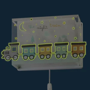 Sale Dalber Applique pour enfants The Night Train avec prise