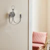 Best Sale Domiluce Applique Retro, à 2 lampes, chromée