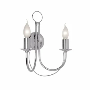 Best Sale Domiluce Applique Retro, à 2 lampes, chromée