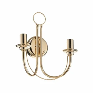 Cheap Euluna Applique Retro, à 2 lampes, dorée
