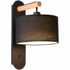 Shop Viokef Applique Romeo avec abat-jour en tissu, noire