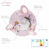 Cheap Elobra Applique ronde licorne Babsy à 3 lampes