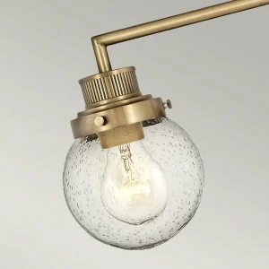 Hot Quintiesse Applique salle de bain Poppy, 3 lampes, laiton