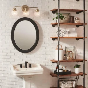 Hot Quintiesse Applique salle de bain Poppy, 3 lampes, laiton