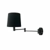 Outlet Euluna Applique Solo, cône, velours, noire/noire