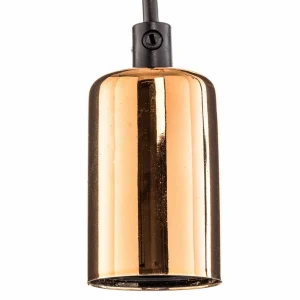 Clearance EMIBIG LIGHTING Applique Spark K1 en noir et cuivré