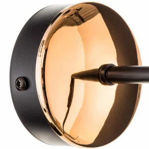 Clearance EMIBIG LIGHTING Applique Spark K1 en noir et cuivré