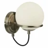 Cheap Searchlight Applique Sphere avec abat-jour sphérique en verre