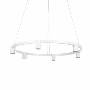 Flash Sale Arcchio Brinja suspension blanche 6 lampes ronde