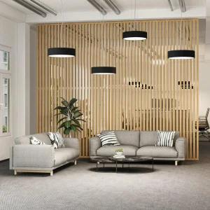 Hot Arcchio Suspension LED Noabelle, noir, 40 cm, métal