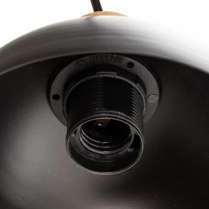 Outlet Eko-Light Arik suspension noir à trois lampes