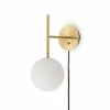 Discount Audo Copenhagen Audo applique murale TR Bulb Suspended, laiton, verre