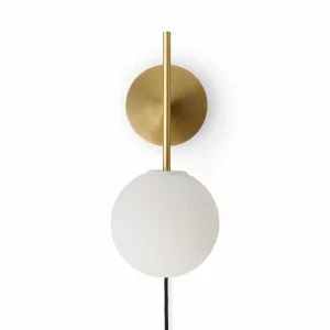 Discount Audo Copenhagen Audo applique murale TR Bulb Suspended, laiton, verre