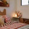 Cheap Beacon Lighting Beacon lampe de table Panton, pierre d'albâtre blanche, hauteur 17,5 cm