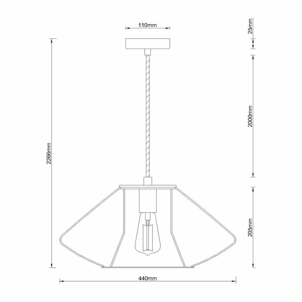 beacon_suspension_pheonix_squat_noir_mtal___cm_0.webp Online Beacon Lighting Beacon Suspension Pheonix Squat, noir, métal, Ø 45 cm