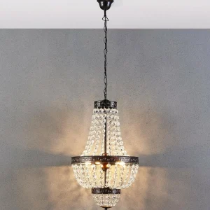 Fashion Lindby Belle suspension Jorbe avec du cristal