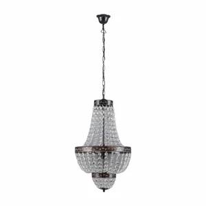 Fashion Lindby Belle suspension Jorbe avec du cristal