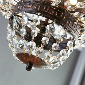 Fashion Lindby Belle suspension Jorbe avec du cristal