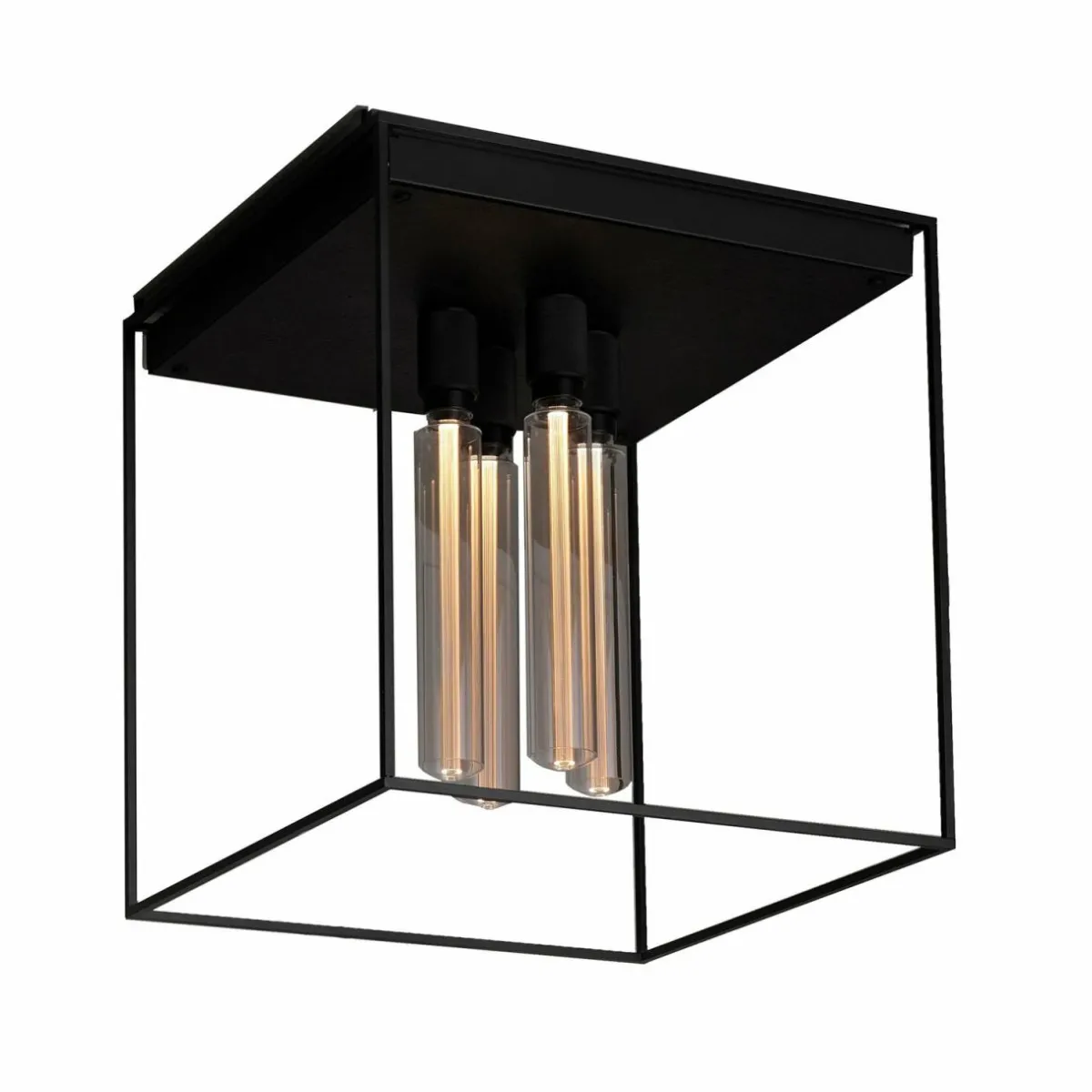 buster__punch_plafonnier_caged_ceiling__marbre_noir_1.webp Best Sale Buster + Punch Plafonnier Caged Ceiling 4.0 Marbre noir