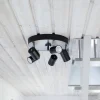 Outlet By Rydéns Correct spot pour plafond x5 noir mat
