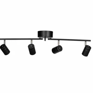 Hot By Rydéns Correct spot pour plafond x4 noir mat