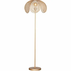 Sale By Rydéns Daisy lampe sur pied, doré mat