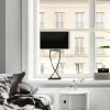 Sale By Rydéns Omega lampe de table chrome/noir hauteur 69cm