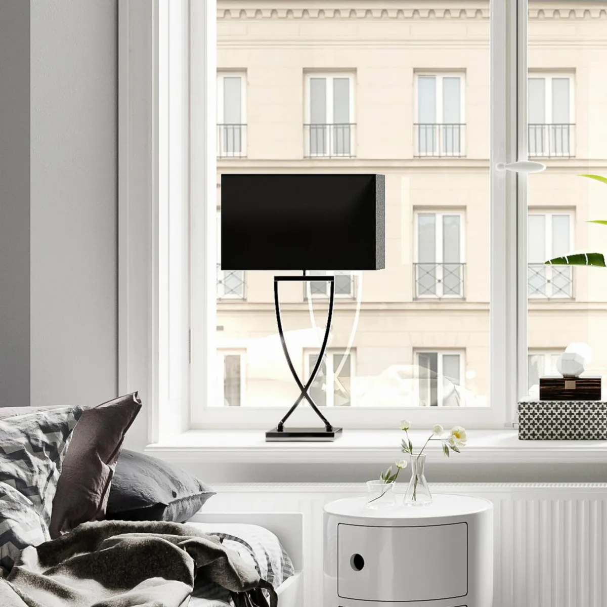 by_rydns_omega_lampe_de_table_chromenoir_hauteur_cm_0.webp Sale By Rydéns Omega lampe de table chrome/noir hauteur 69cm