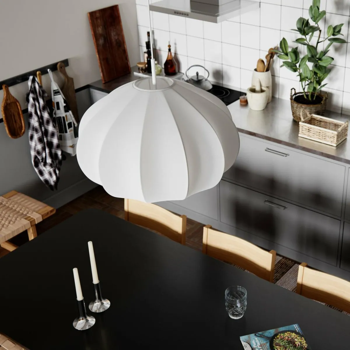 by_rydns_suspension_ebba_blanc___cm_tissu_e_3.webp Flash Sale By Rydéns Suspension Ebba, blanc, Ø 60 cm, tissu, E14
