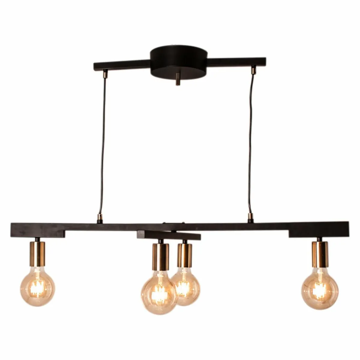 by_rydns_zeona_suspension_noir_sable___lampes_1.webp Discount By Rydéns Zeona suspension, noir sable, à 4 lampes